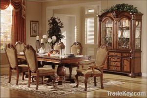 Superior material wood dining room furniture set