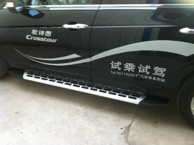 side running board used for crosstour aluminum alloy +ABS