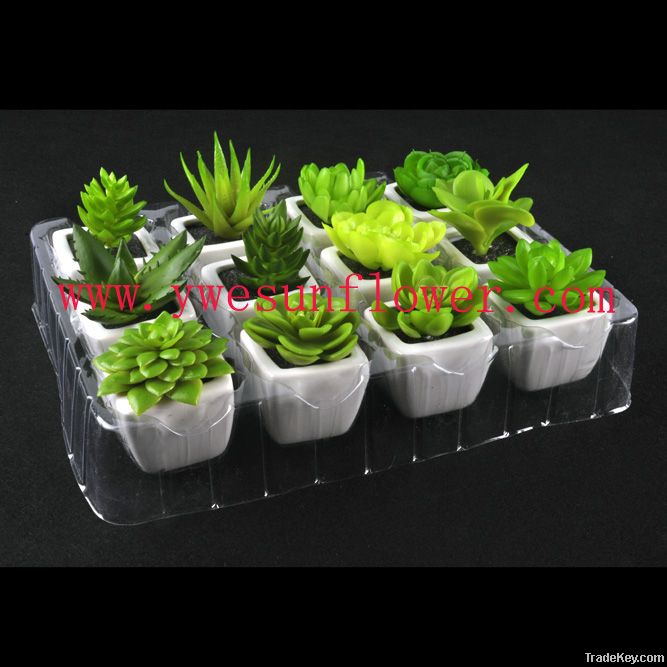 artificial mini succulent for sales