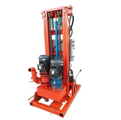 Portable water well drilling rig