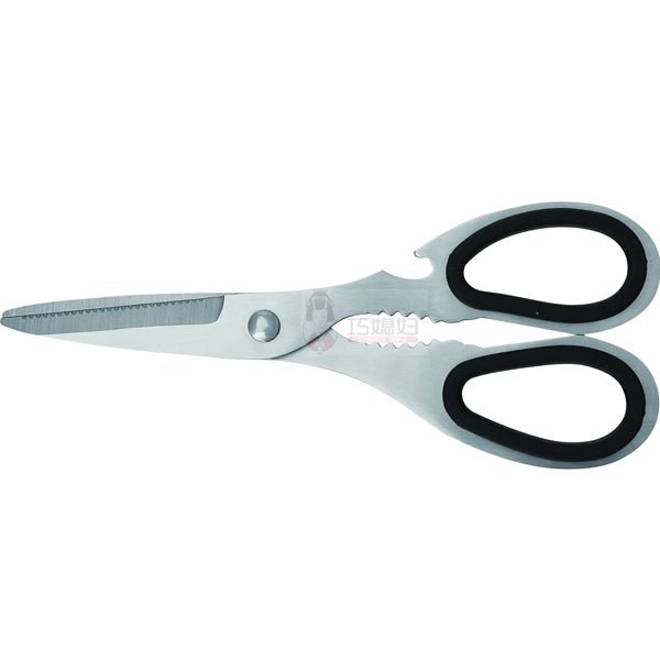 Long working life stainless steel kitchen scissors