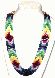 Multi precious beads Nacklace (Ruby,Blue &amp; yellow Sapph,&amp; emerald)