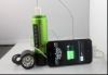 led flashlight with mobile power speaker