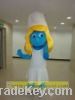 girl smurf mascot costume