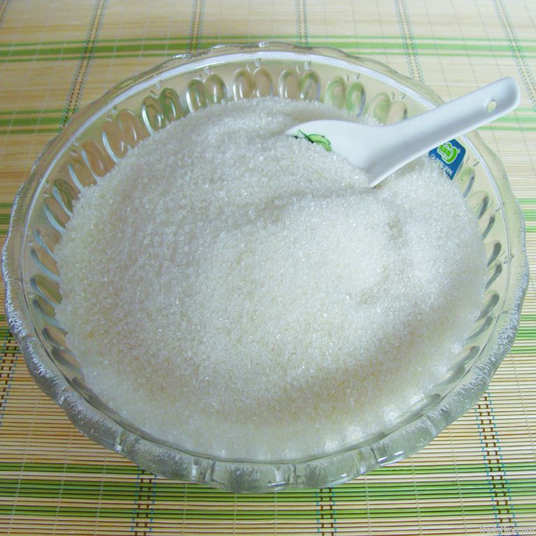 refined white sugar