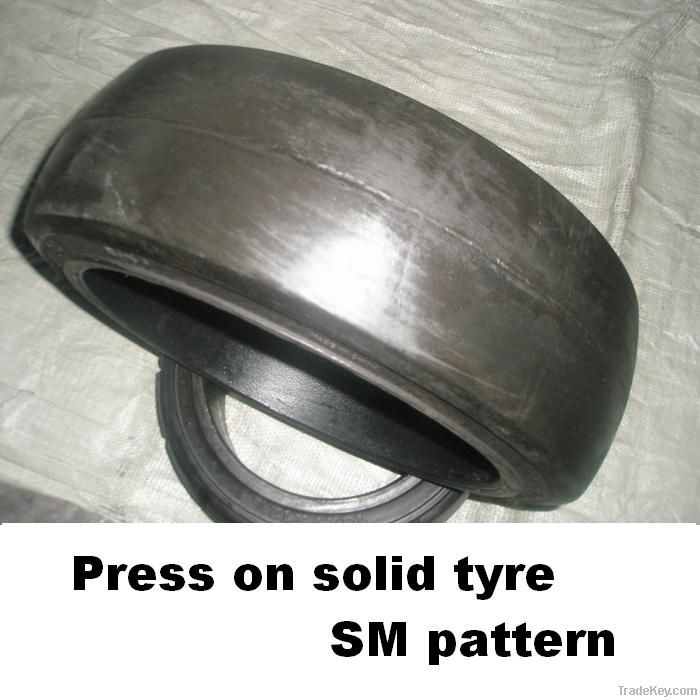 175x75x100 presson solid tyre
