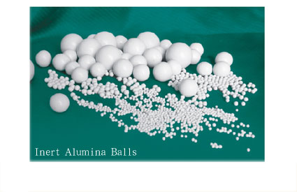 Inert alumina ball