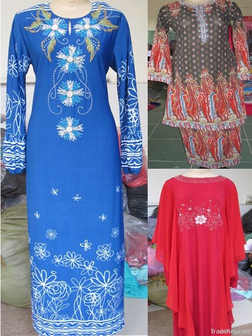 Jubah/Abaya, Kaftan & Baju Kaurung