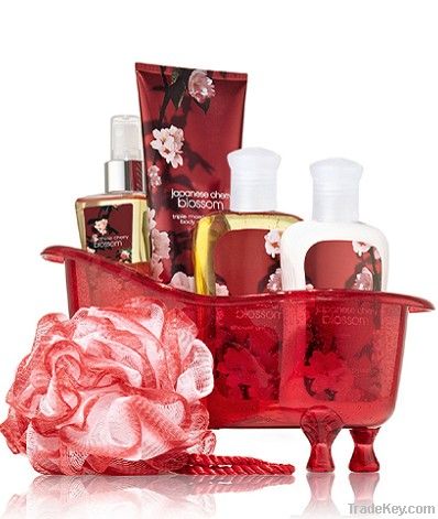 Japaness cherry blossom bath gift set, skin care gift set
