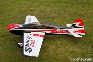 Carbon Fiber version Sbach342 30CC 73in Gas Airplane-Red/White Color