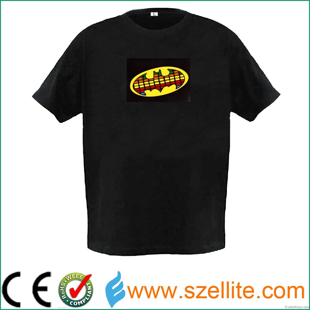 Hot selling light-up graphic equalizer led panel for tshirt