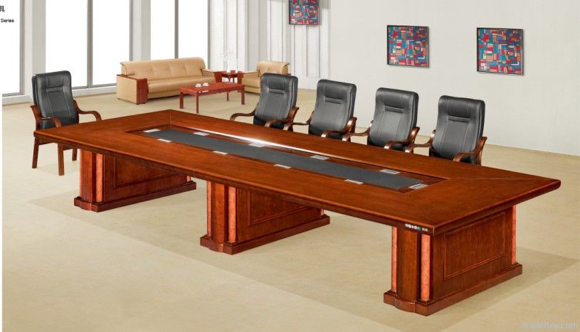 Long wooden meeting desk FH-B11