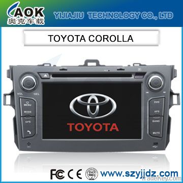 Hot sale!!car dvd player for TOYOTA COROLLA with mavigation gps
