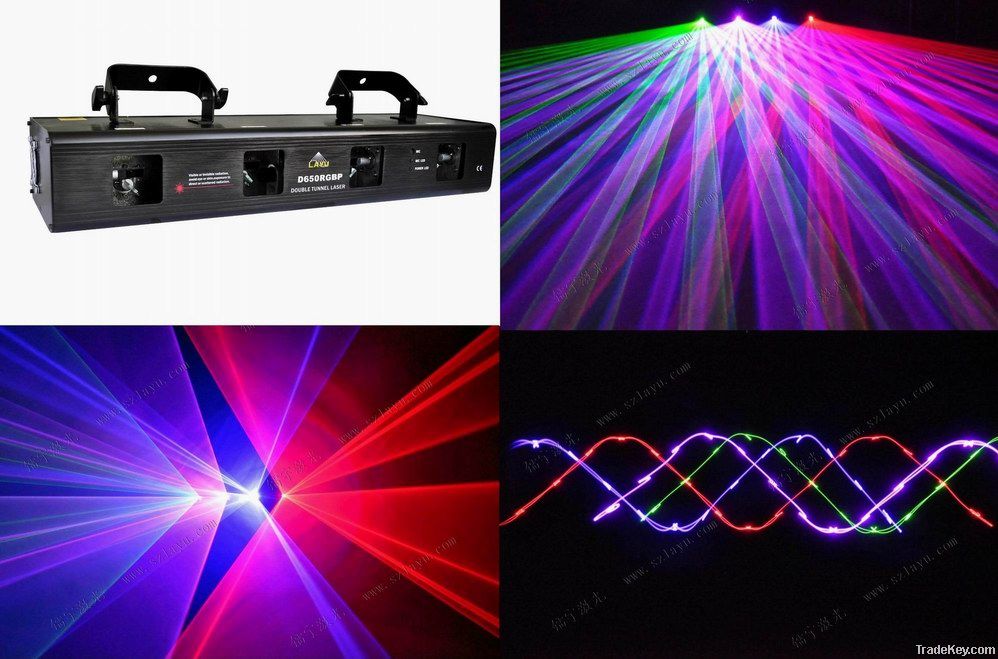 Four Head Beam Laser Light