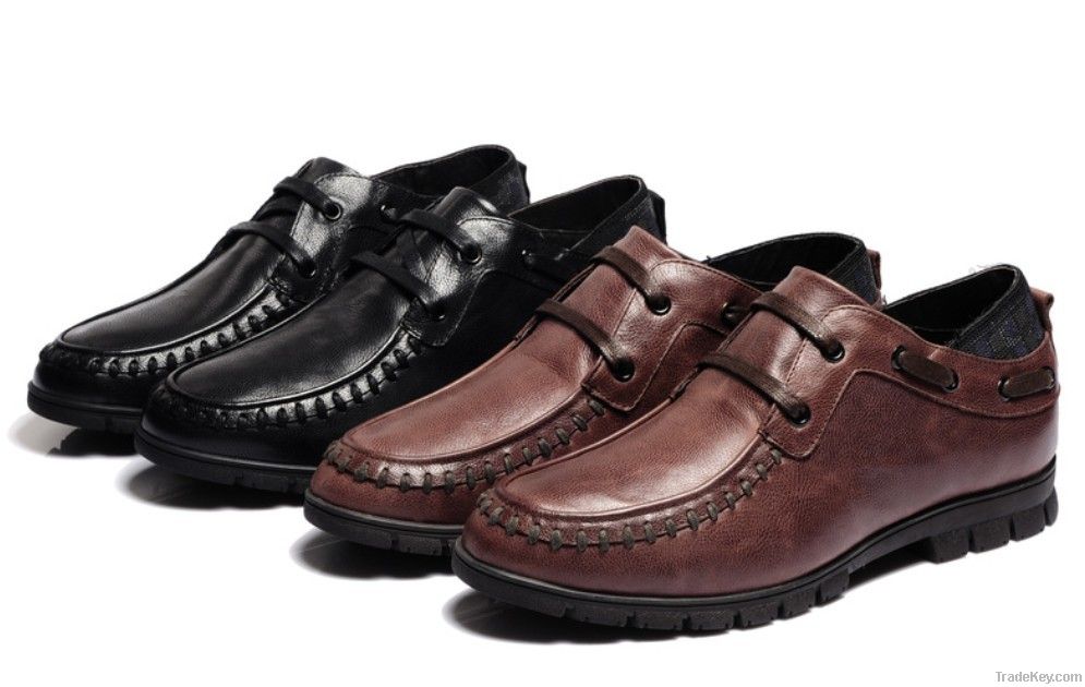2012 New Arrival Christmas Gift Men Fashion Leather shoes (small order