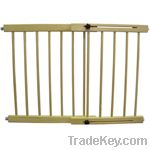 wooden door barrier