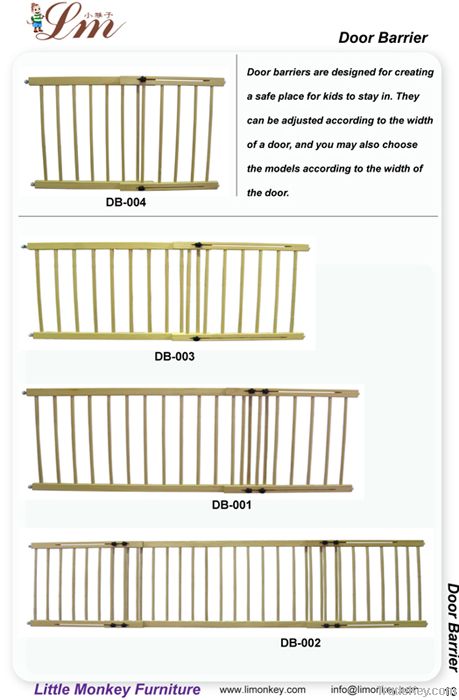 wooden door barrier