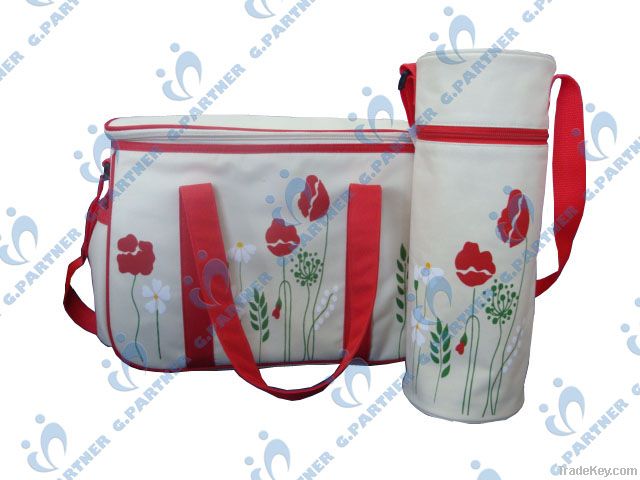 Cooler Bag (Lotus Pattern)