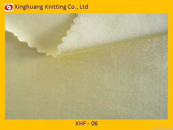 Mesh knitting weft swimwear fabric