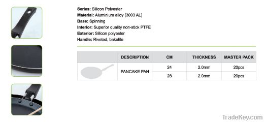 Aluminium silicon polyester pan (3)