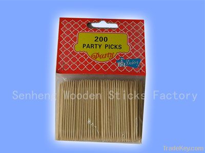 Toothpick---500pcs/bag with header