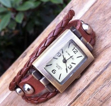 New Arrival Leather Band Watch Cow Leather Bracelet Watch Quartz Watches Vintage Watches Free Shipping