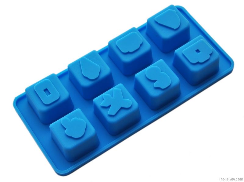 heart shape silicon ice tray