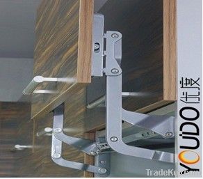 upward opening cabinet support