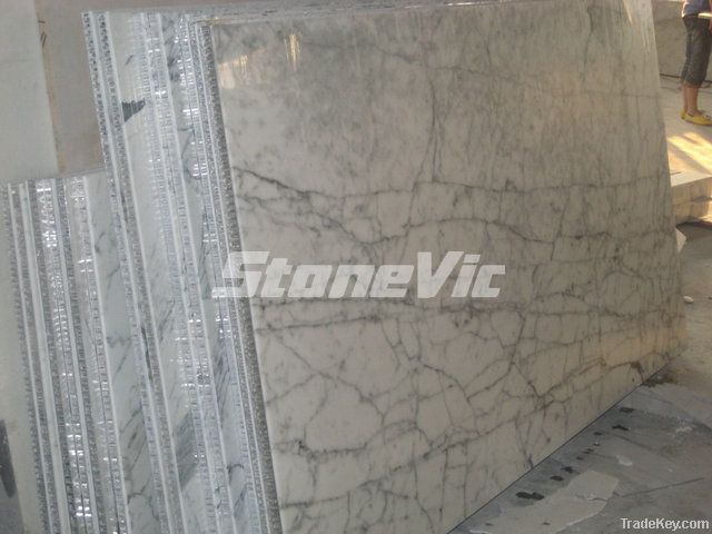 Aluminum honeycomb laminated marble panel