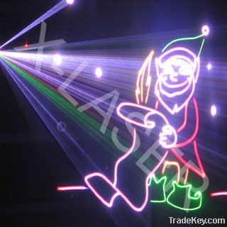 1W RGB full color Animation laser light