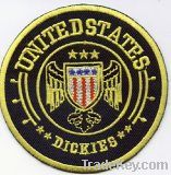 OEM school emblem woven Embroidery patch