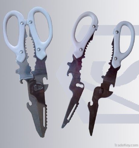 Removable multi-purpose scissors