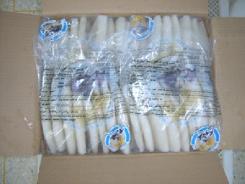 frozen cleaned squid tubes