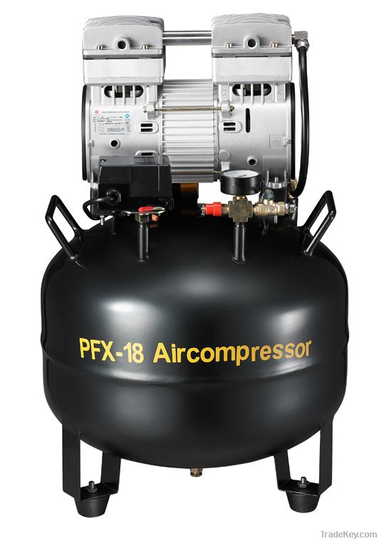 PFX-18Oil-free air Compressor(One for Two) Dental medical supply