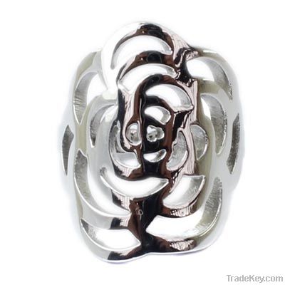 Steel Flower rings-SR2230