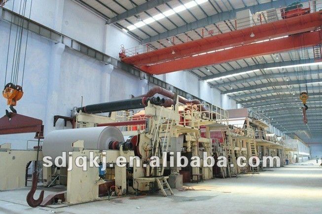 Carton board paper machine