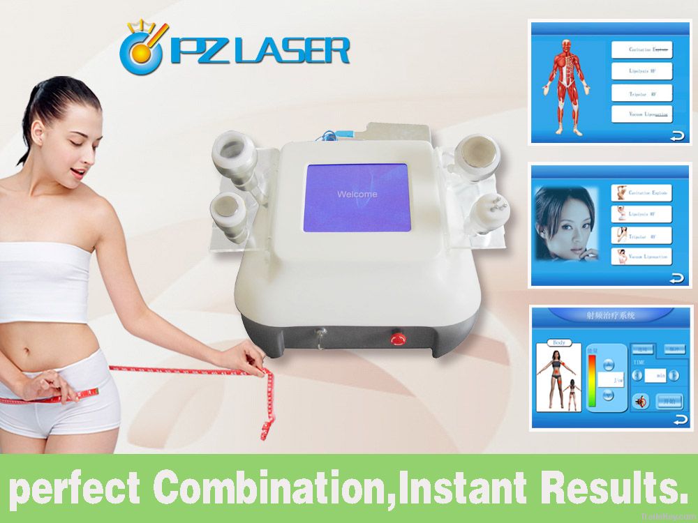 2012 5 in 1 Portable cavitation, vacuum & RF Slimming machine PZ-804