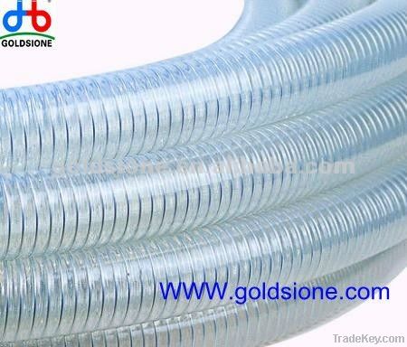 PVC wire steel transparent hose