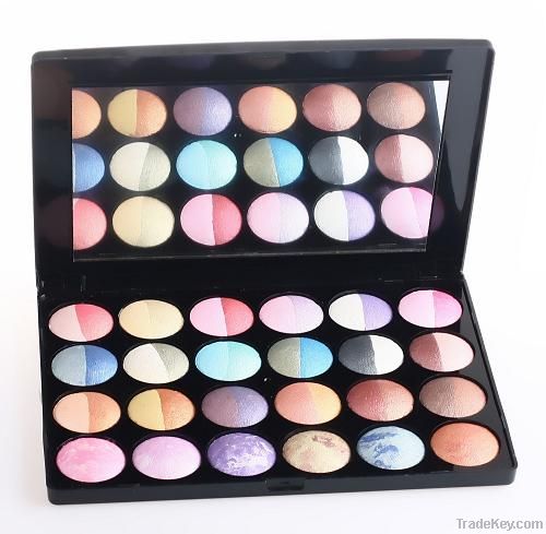 NEW PRO KG 24 Colors muti-colored baked dry Eyeshadow Palette Black ma