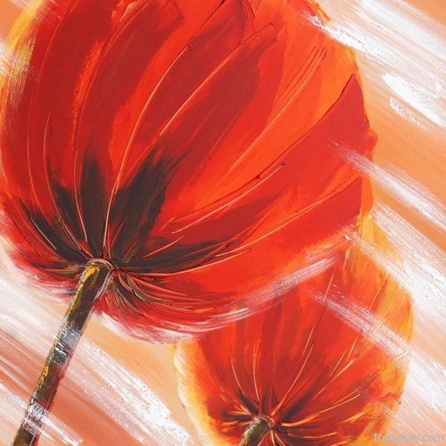 simple flower oil paintings