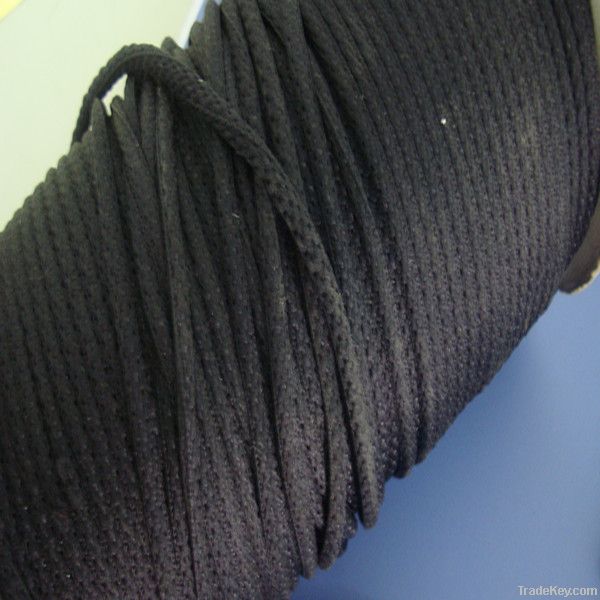 Black cotton ball string