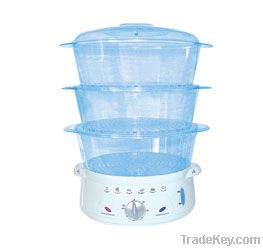 plastic electrical food steamer/steam cooker