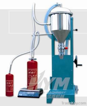 semi-auto fire extinguisher powder filling machine