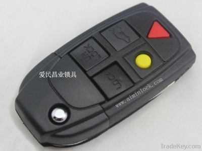 Volvo 5 Button Flip Remote key shell