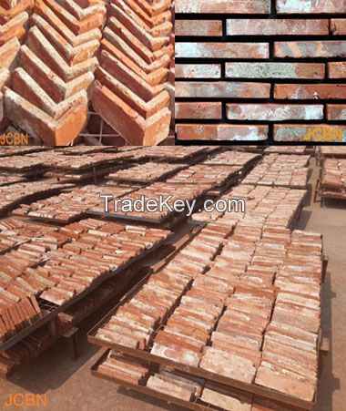 Old Red Brick Slices, Historical Brick, Antique Brick, Corner Brick.