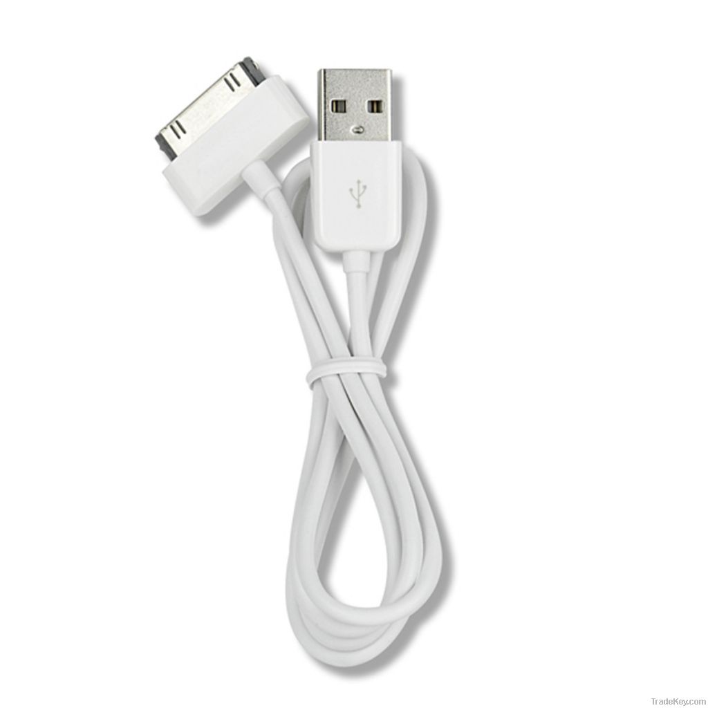 USB Data Charge and Data Cable for iPhone 4/iPhone 3/iPad/iPad 2/iPod