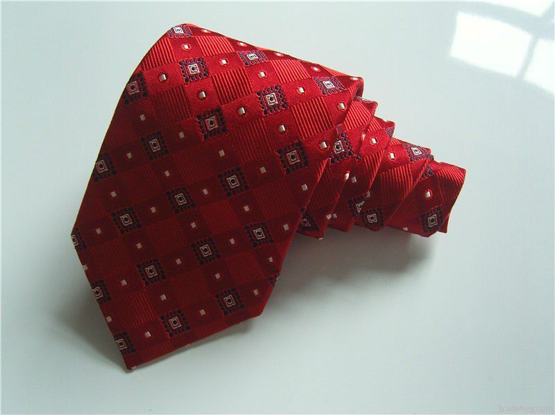 Silk jacquar necktie