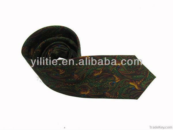 Printed necktie