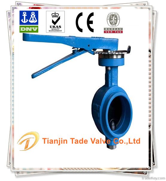 Fire fighting groove end butterfly valve