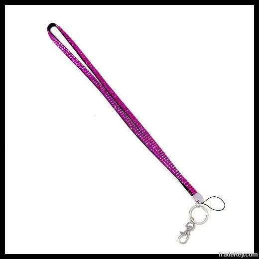 Rhinestone Mobile phone Lanyard